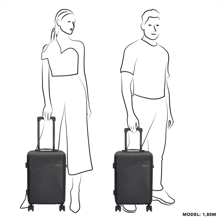 Easy Travel - Handbagage - 55cm - 38L
