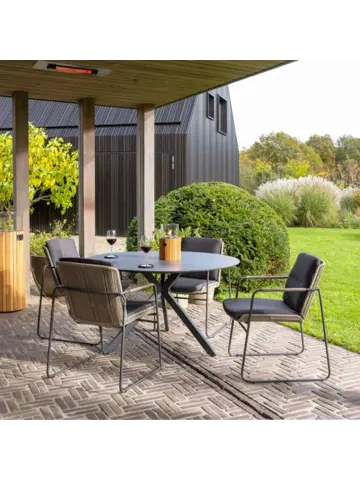 Parma taupe Tuinstoel Taste by 4 Seasons