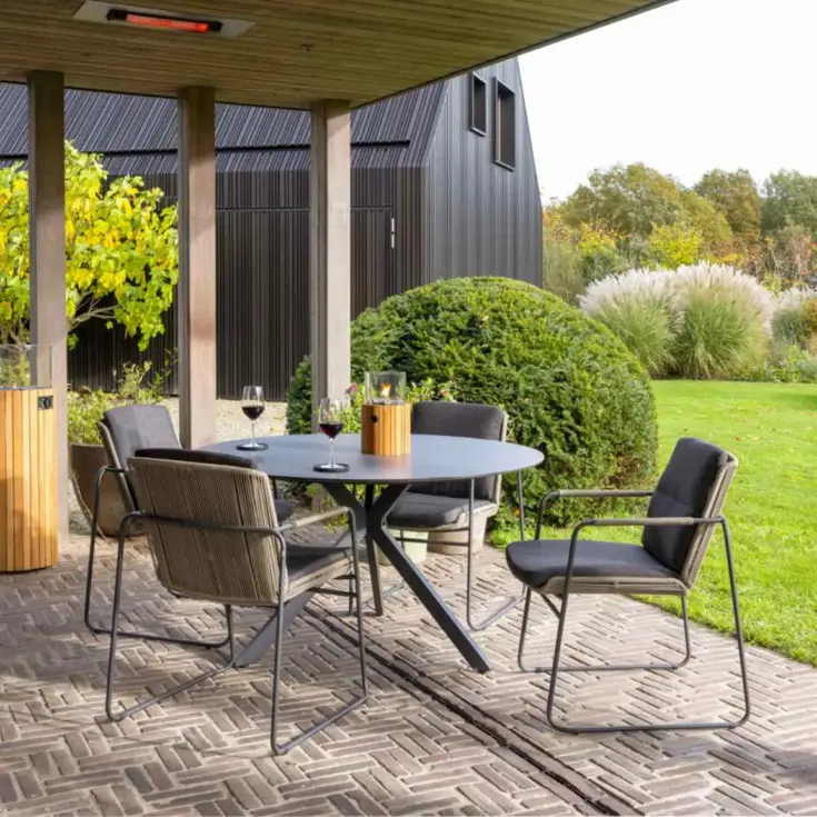 Parma taupe Tuinstoel Taste by 4 Seasons