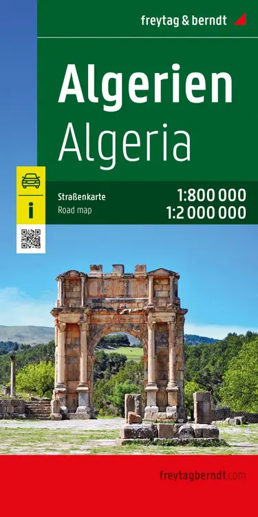 Wegenkaart Algerije