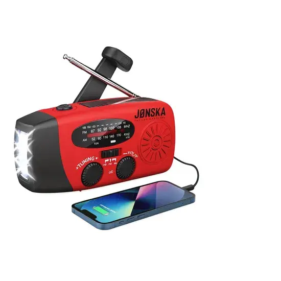 Opwindbare Noodradio - 2000 mAH