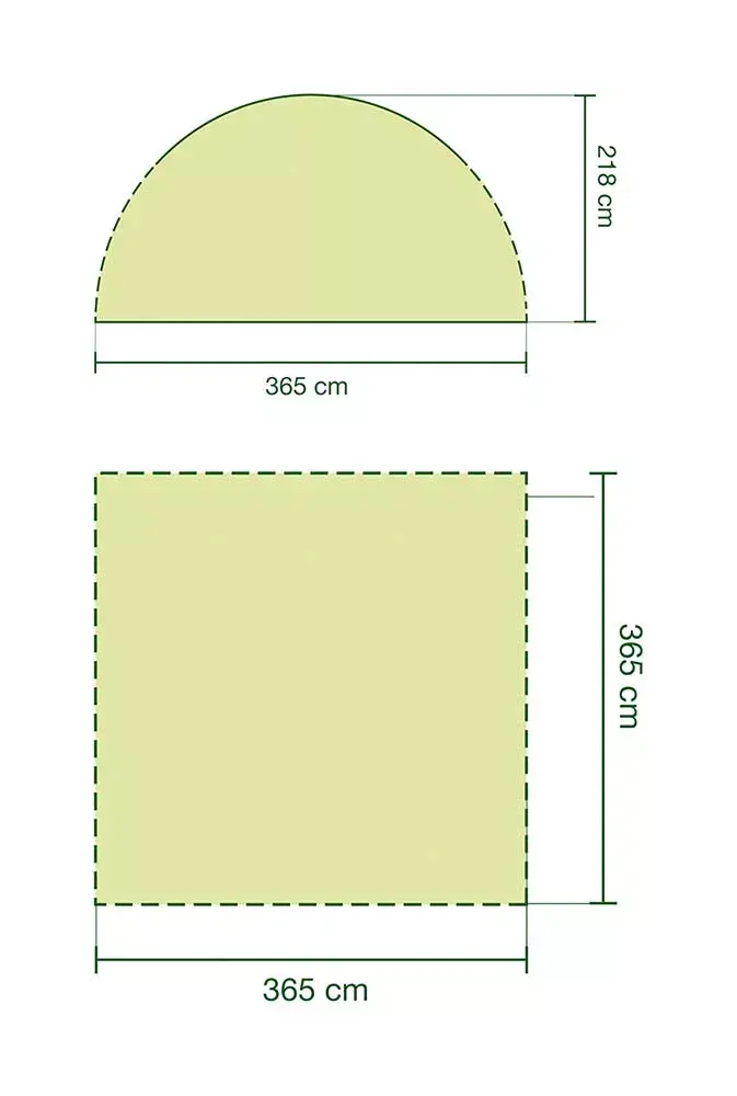 Event shelter - Partytent Large - Coleman 