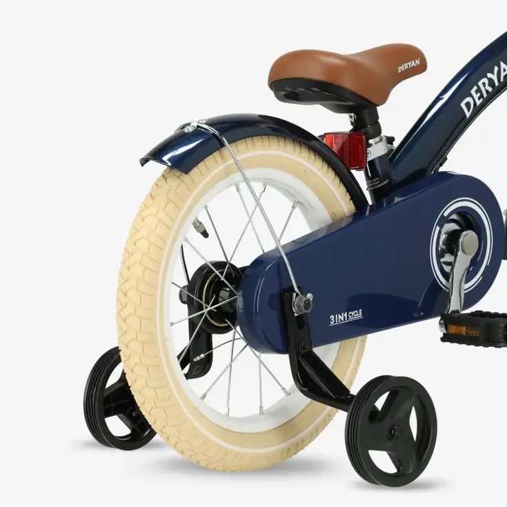 Luxe Kinderfiets 14 inch - 3 in 1 - Loopfiets