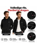 Infrarood Verwarmde Zipper Hoodie – Heren