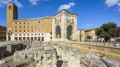 italie_puglia_lecce_piazza-sant-oronzo_ruines_opgraving_romeins_GettyImages-686988480