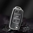 Dutch Shield Sleutelhoesje  VW Skoda    zwart