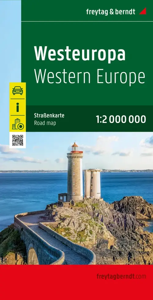 Wegenkaart West-Europa