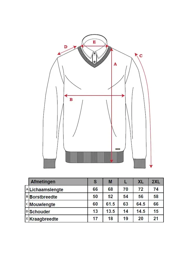 Heren Mock Pullover