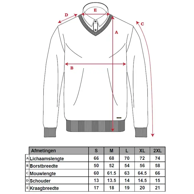 Heren Mock Pullover Cappuccino Italia