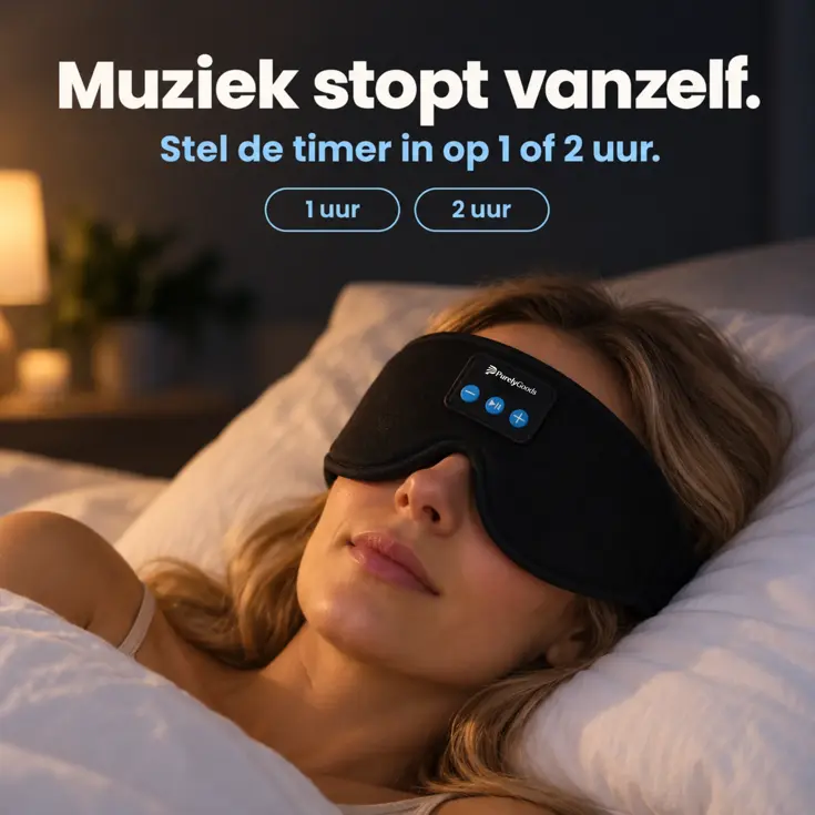 Slaapmasker met Bluetooth - Ingebouwde Speakers