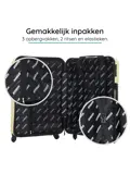 Reiskoffer L ABS 95L met TSA-slot en 360° wielen