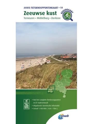 ANWB Knooppuntenkaart 19 Zeeuwse Kust
