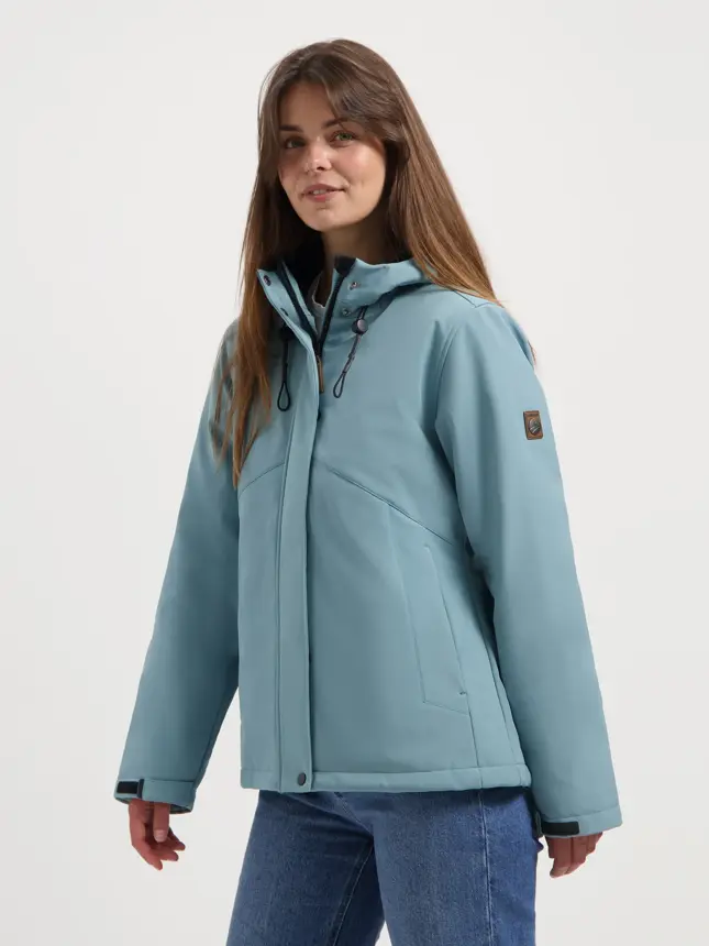 Travelin' Karina Dames - Softshell winterjas