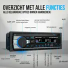 Strex Autoradio met Bluetooth - 1DIN