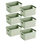 Sigma home - Opbergbox - 13L groen - 6-delig