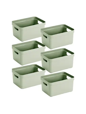 Sigma home - Opbergbox - 13L - 6-delig