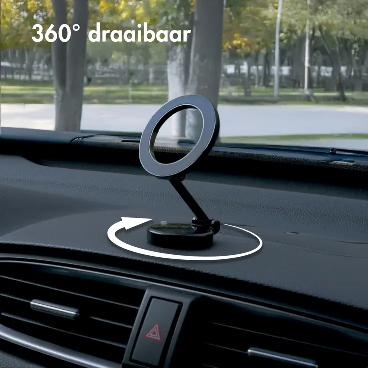MagSafe Telefoonhouder Dashboard - Zwart