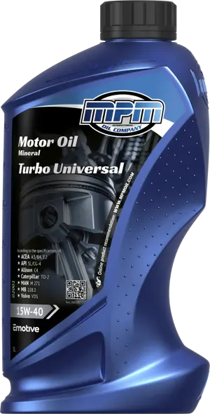 motorolie 15w40  turbo universeel mineraal |