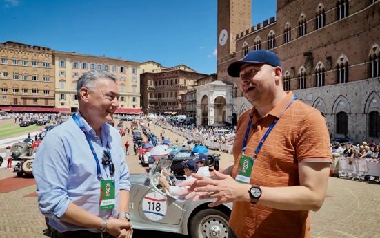 Mille Miglia: Frank en Gert reden een etappe mee!