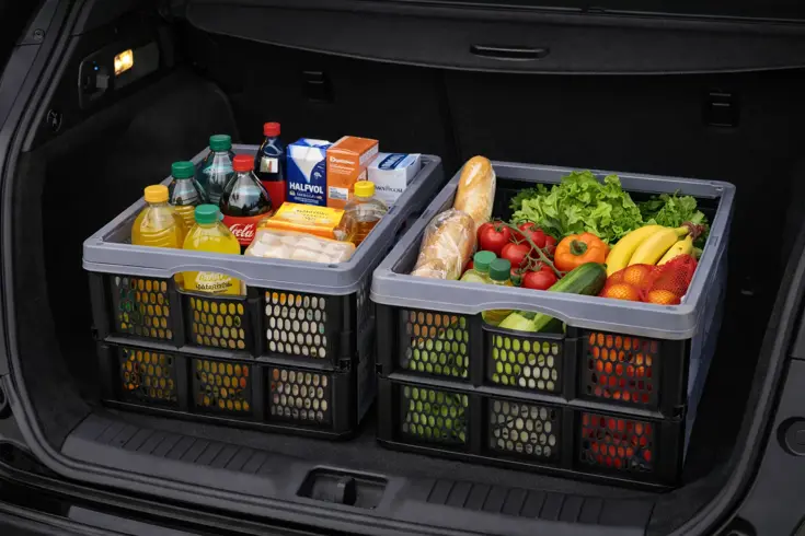 Vouwkrat 32L – Set van 2 Opvouwbare Opbergkratten