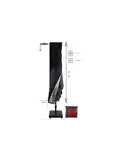 Zweefparasol hoes 210x45 cm - Redlabel