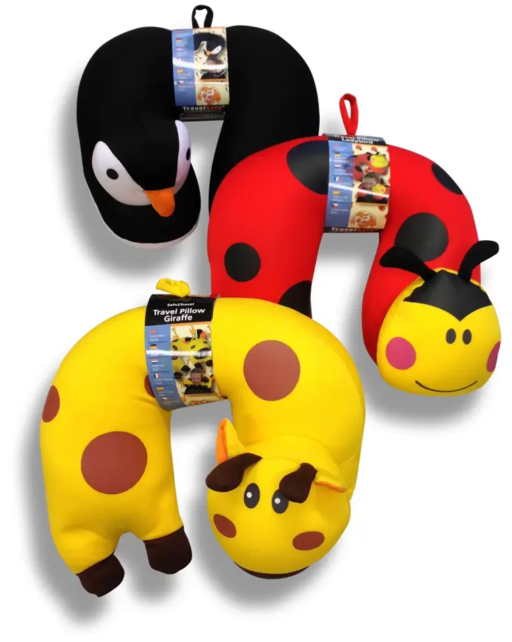 Dieren Reiskussen/Nekkussen voor kinderen