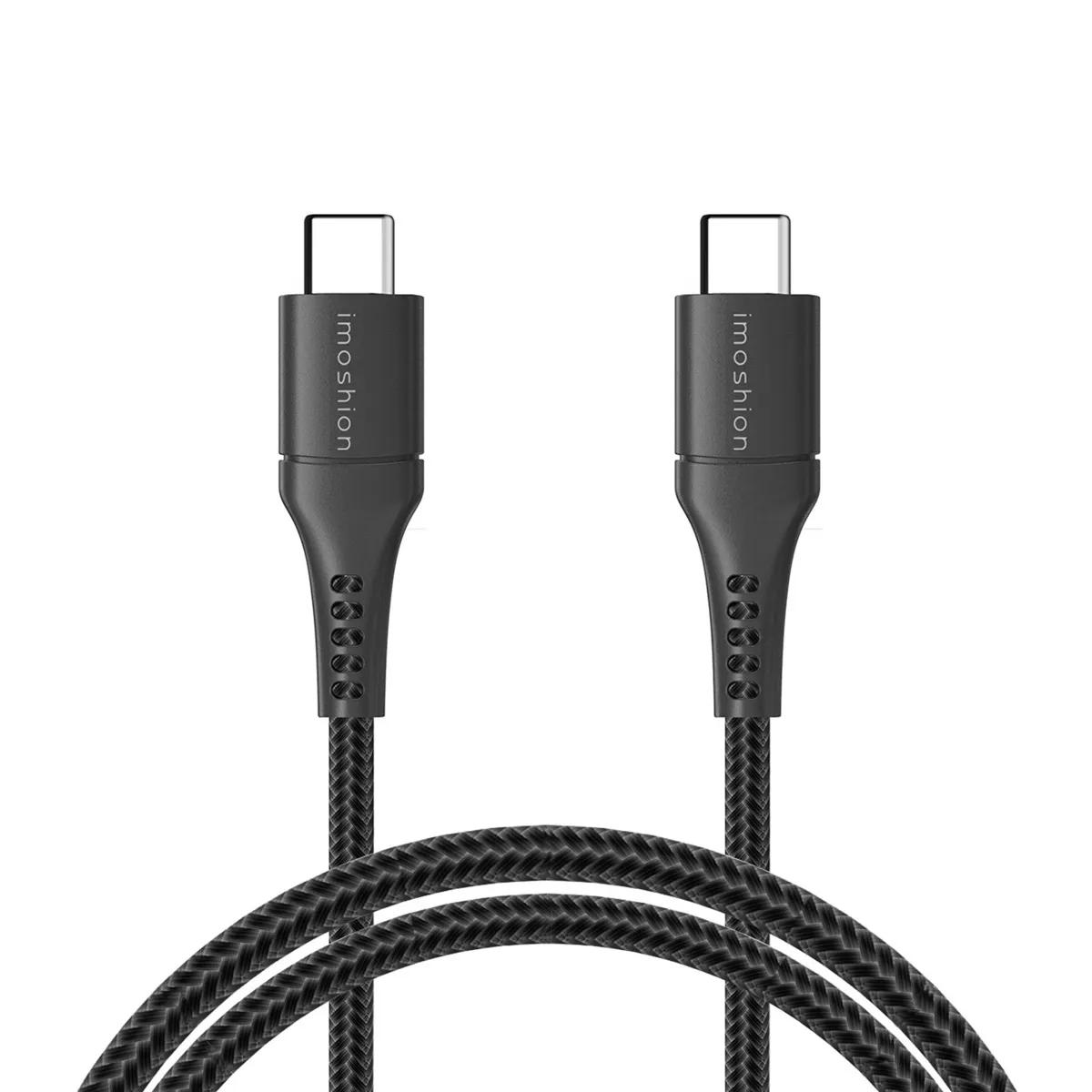 Imoshion  Braided USB-C naar USB-C kabel  Zwart main product image