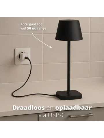 Tafellamp Lume - 3 lichtstanden - 38cm