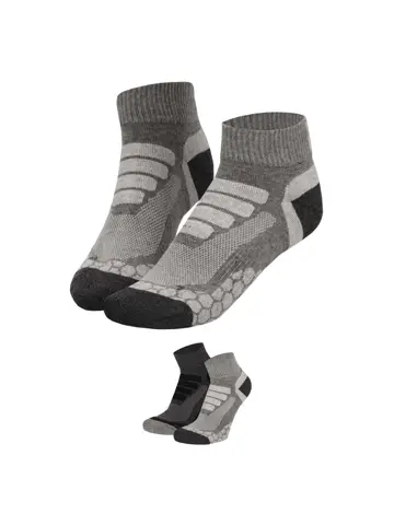 2 paar - Quarter Wandelsokken