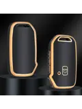 TPU Sleutelhoesje voor Kia goud D5
