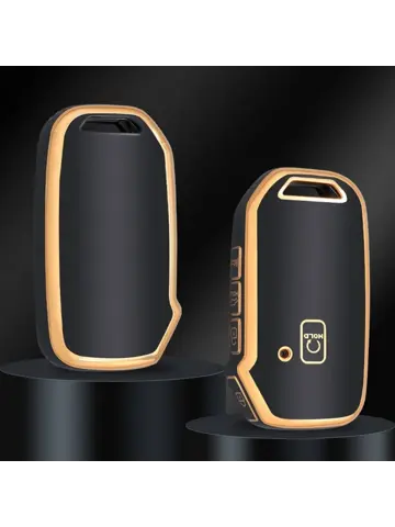 TPU Sleutelhoesje voor Kia goud D5
