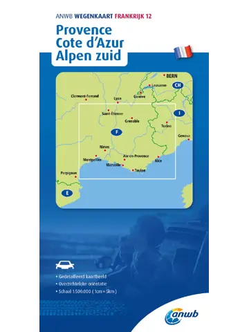 ANWB Wegenkaart Provence-Alpes-Cote D' Azur