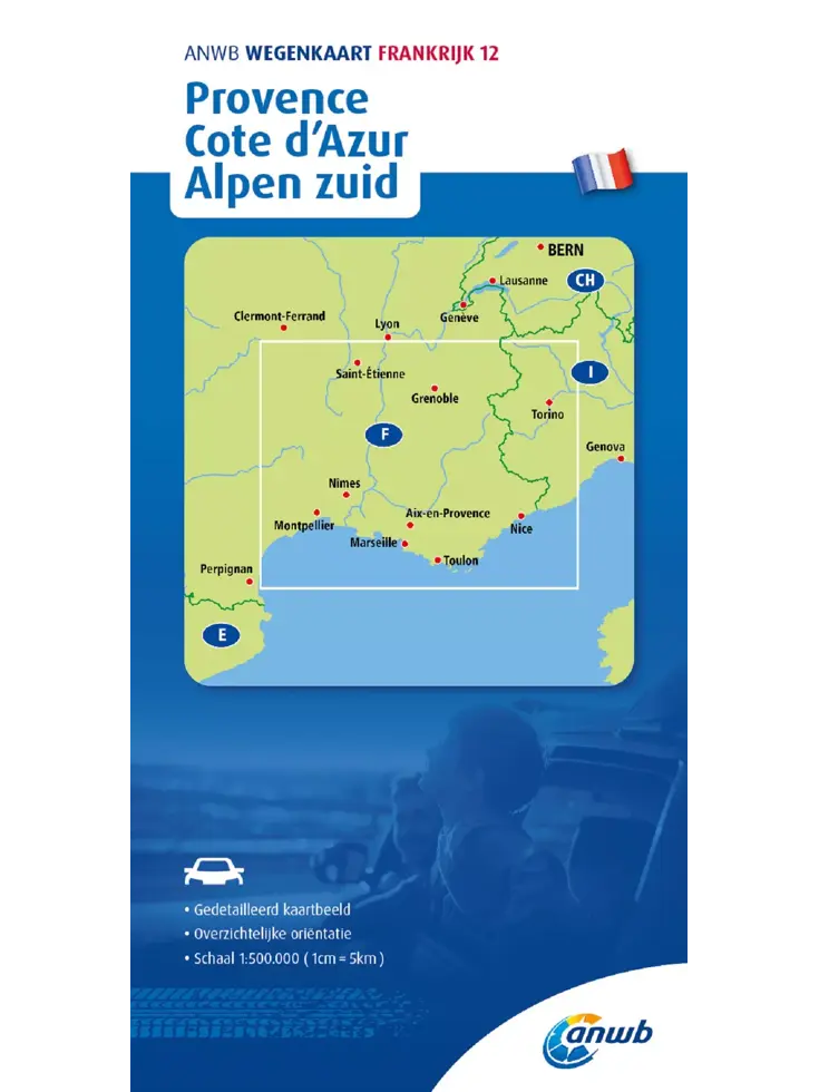 ANWB Wegenkaart Provence-Alpes-Cote D' Azur