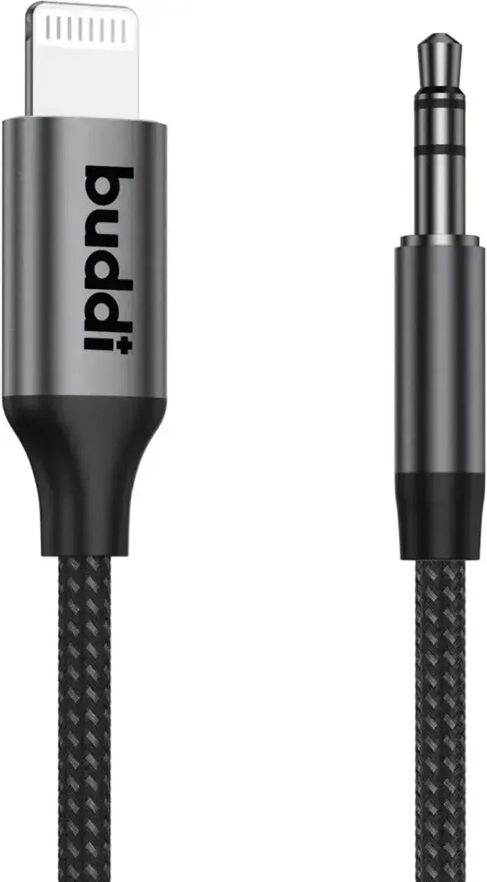 Flex Lightning naar 3.5mm Aux Kabel 3M Zwart