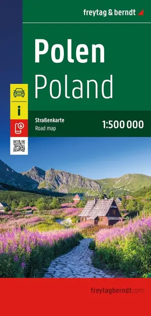 Wegenkaart Polen 2-zijdig