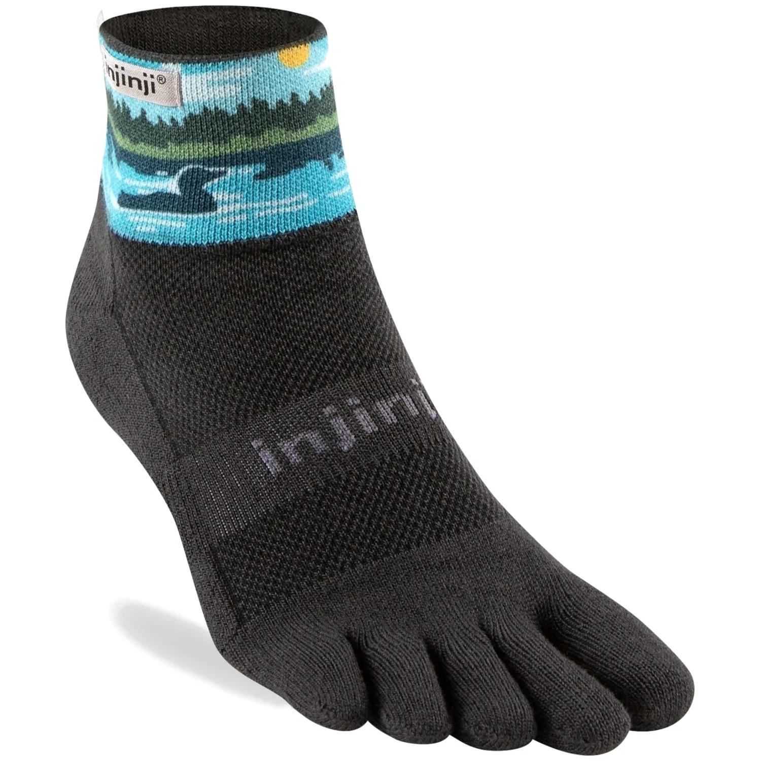 Injinji  Trail Midweight Mini-Crew  sokken  Blue-Gray