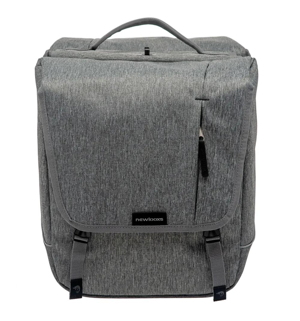 New Looxs  fietstas dubbel Nova grey  32L  Grijs main product image