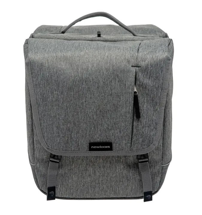 New Looxs fietstas dubbel Nova grey  32L