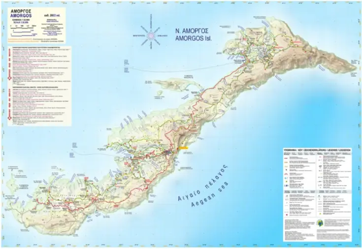 Wandelkaart 10.27 Amorgos