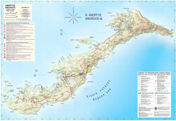 Wandelkaart 10.27 Amorgos