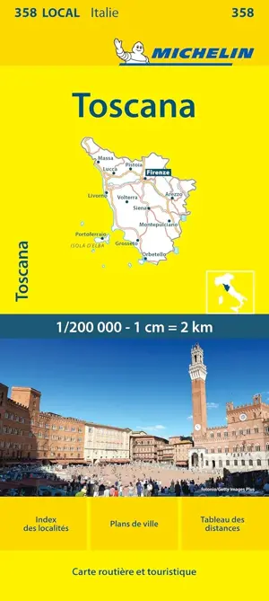 Wegenkaart Local 358 Toscana