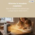 Luvego Elektrische Kachel 1800W - Keramisch