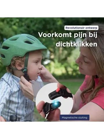 FIRST kinderhelm magneetsluiting S