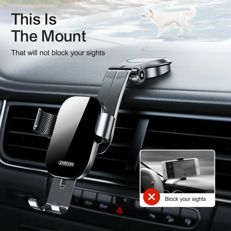 Dashboard Houder - Zwart - Joyroom