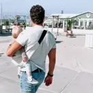 Wildride Kinderdrager  Ribfluweel