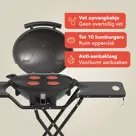 Elektrische BBQ – 2400W – Zwart