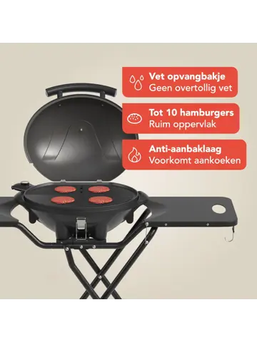 Elektrische BBQ – 2400W – Zwart
