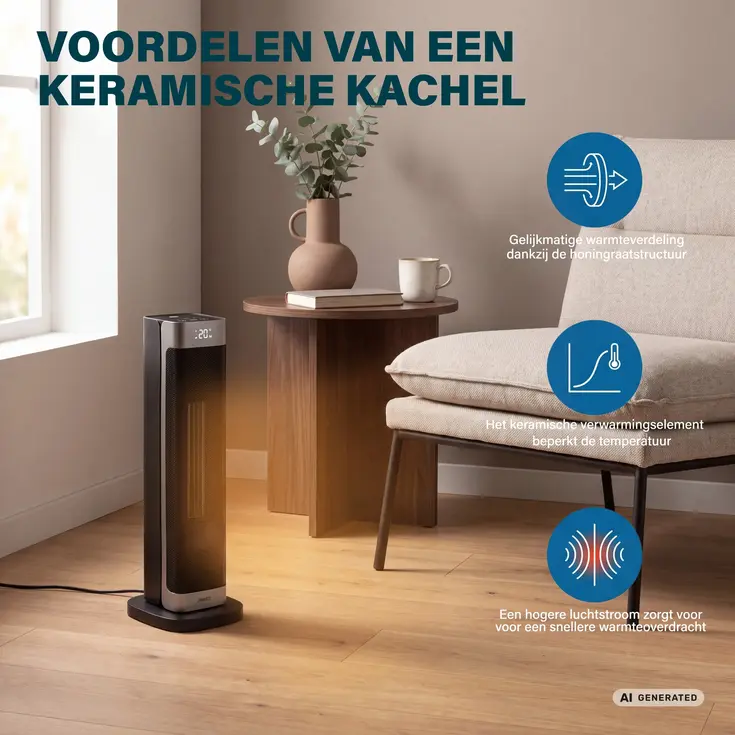 Keramische Heater Kachel 2200 Watt