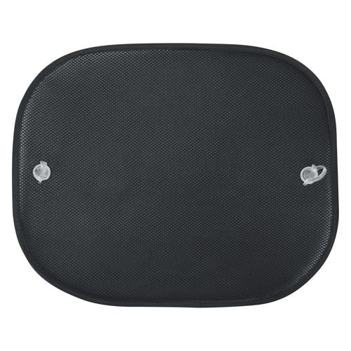 Zwarte zonneschermen set van 2 voor auto 38x45cm