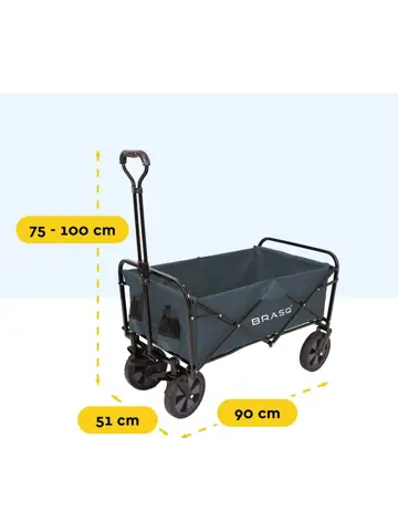 Bolderkar - Opvouwbaar - 80 KG